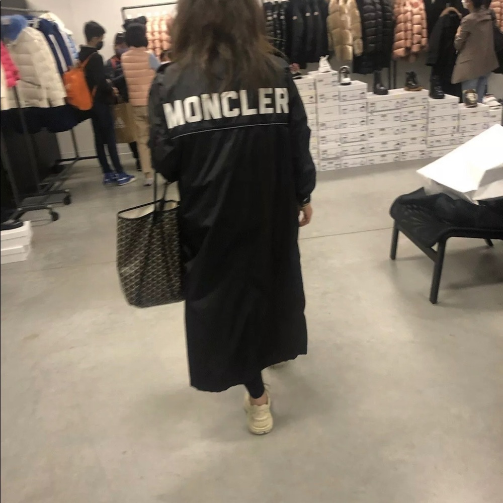 Moncler light trench-coat